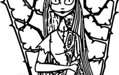 Free Printable Nightmare Before Christmas Coloring Pages Best