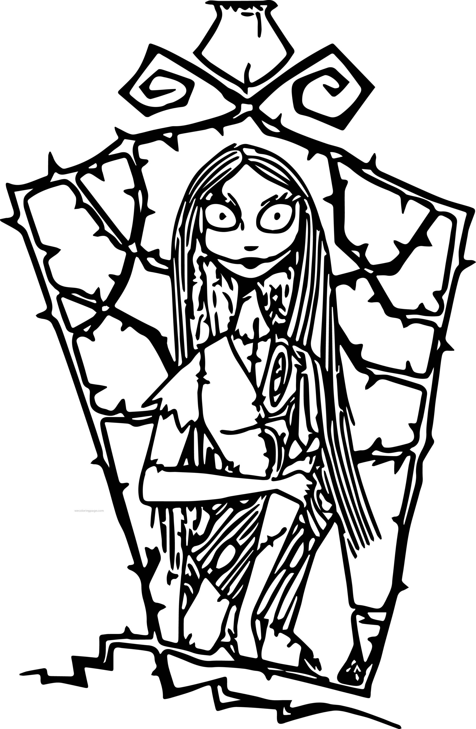 Free Printable Nightmare Before Christmas Coloring Pages Best