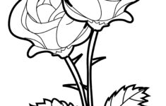 Free Printable Roses Coloring Pages For Kids