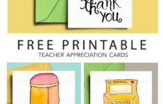 Free Printable Teacher Appreciation Cards Smiling Colors