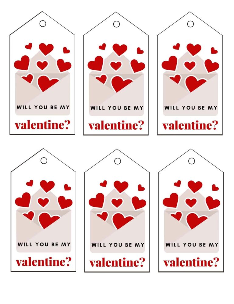 Free Printable Valentine Tags Add A Little Adventure