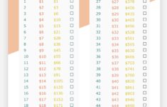 Free Savings Challenge Printables Printable Templates