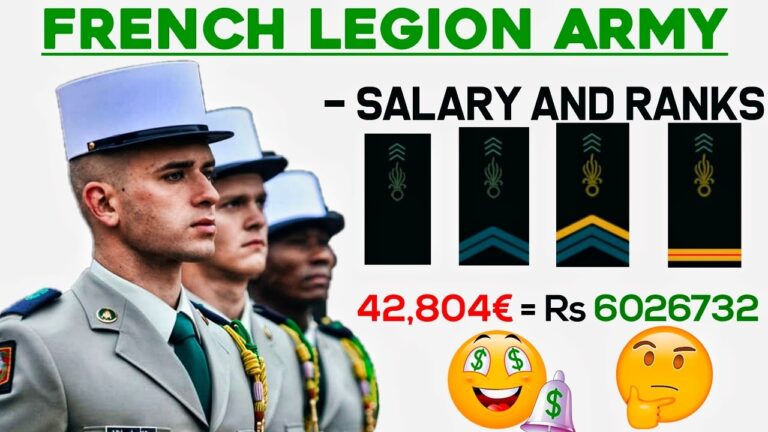 French Foreign Legion Army RANKS And SALARY How Much Does French 