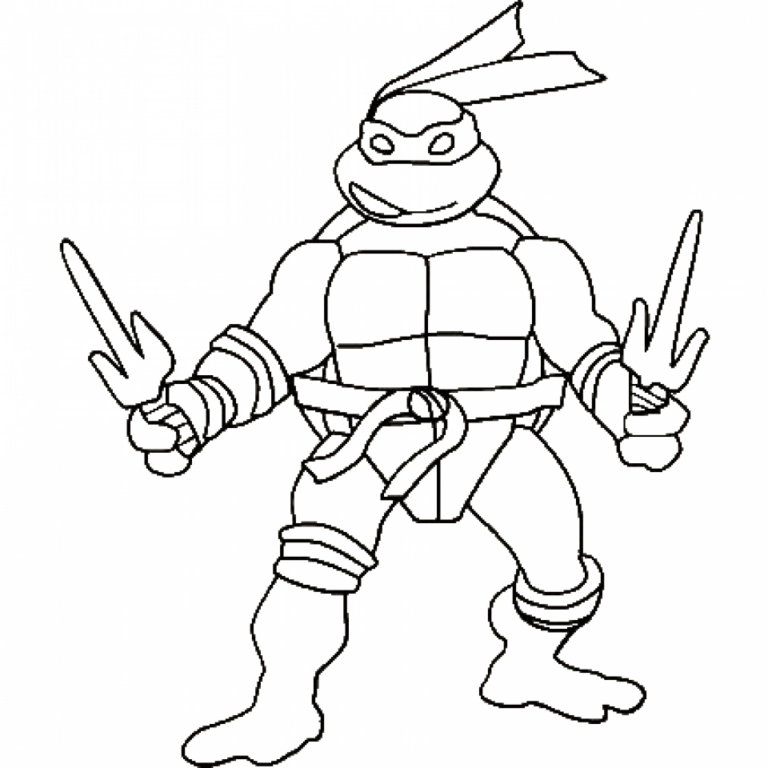 Get This Printable Ninja Turtle Coloring Page Online 21065