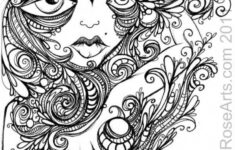 Get This Trippy Coloring Pages For Adults BH89W