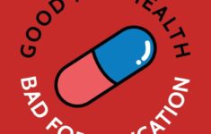 Good For Health Bad For Education V 2 Capsule Design T Shirt