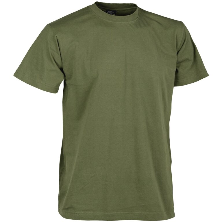 HELIKON ARMY PATROL MENS T SHIRT MILITARY WORK WEAR TOP COTTON US GREEN 
