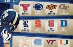 Here Is Our 2017 Schedule H2P Pitt Football Pitt Panthers Pitt