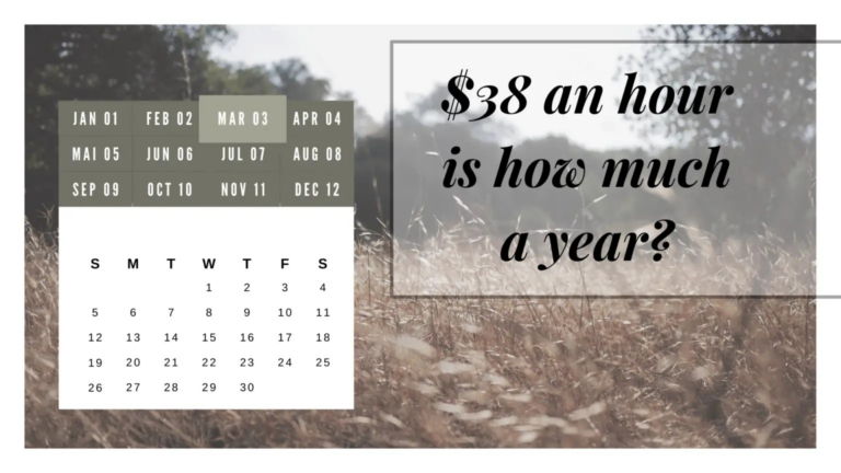 How Much Is 38 An Hour Annually HOWMUCHSI