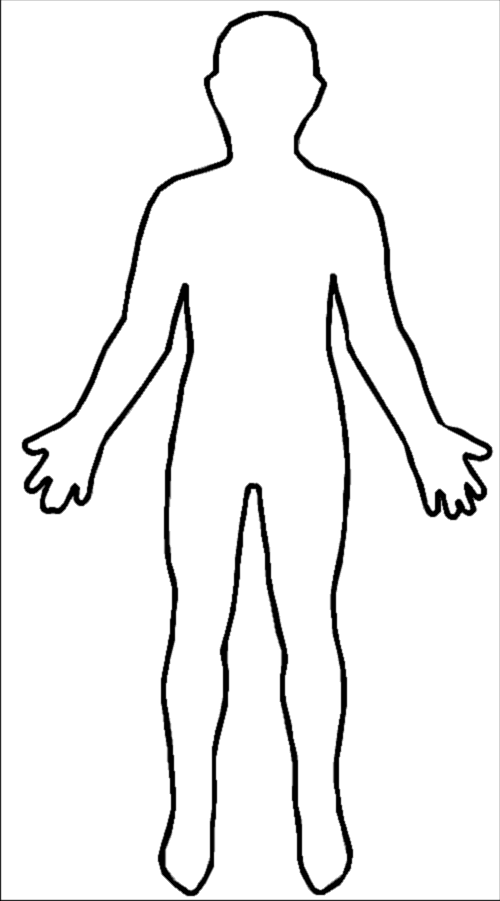 Human Body Outline Printable ClipArt Best