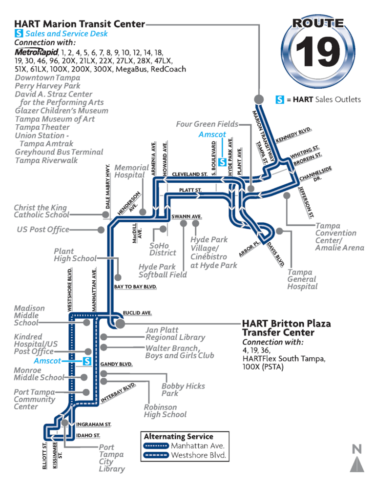 In Transit The Official HART Transit Blog Route Of The Week Route 19