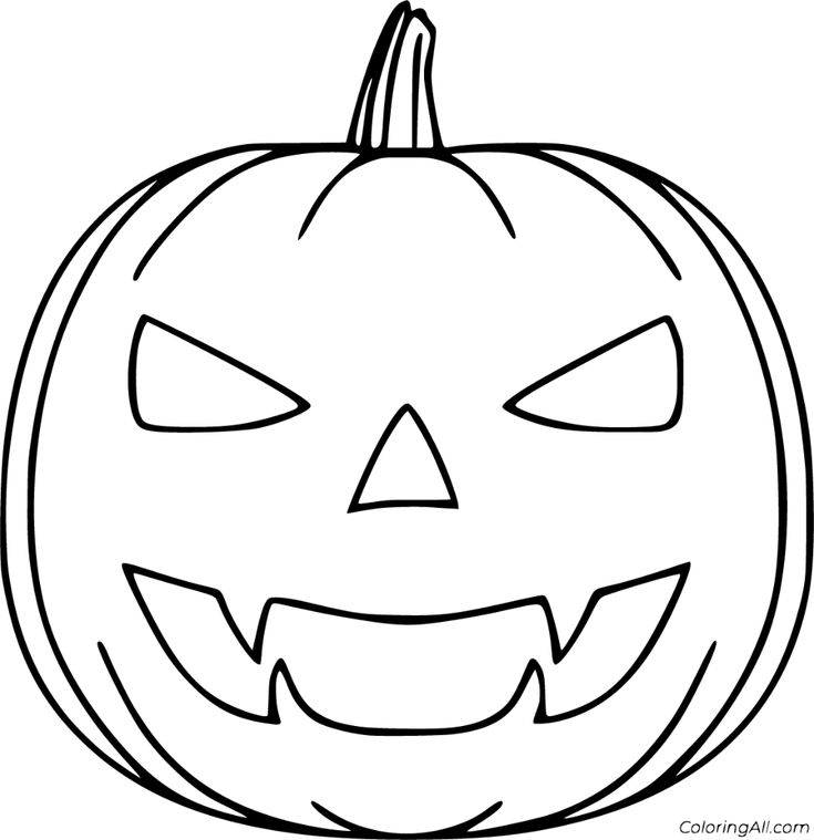 Incredible Coloring Pages Of Jack O Lanterns Ideas