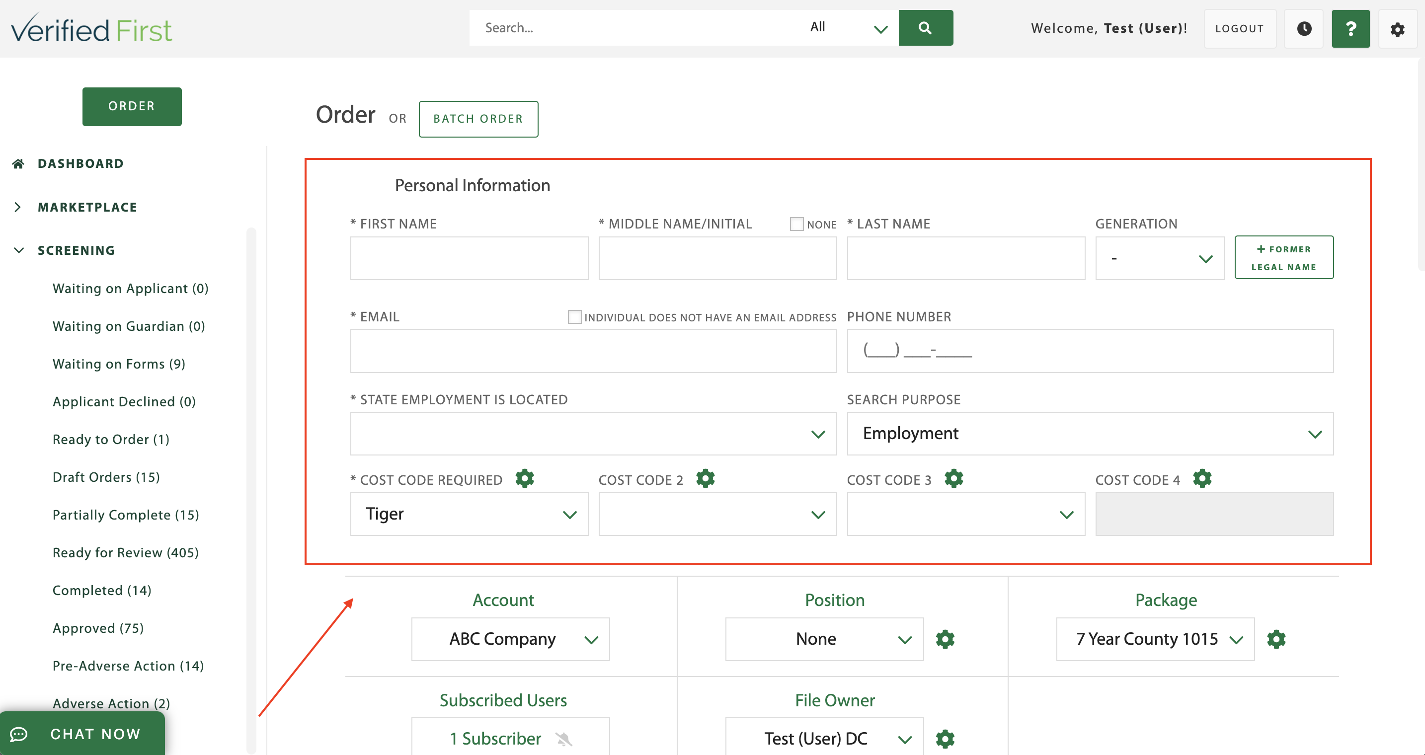 LabCorp Wellness Ordering Process Client Resource Center