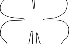 Large Free Printable Tattoo Designs Four Leaf Clover Clip Art Png