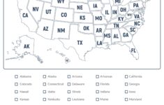 License Plate Game For Kids Road Trip Printable To Keep The Kids Busy