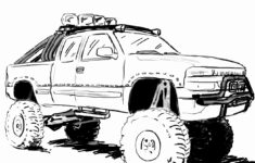 Lifted Truck Coloring Pages At GetColorings Free Printable