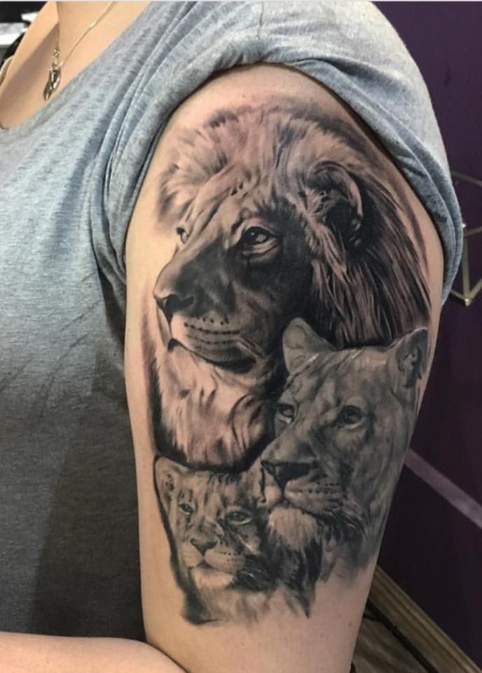 Lion Cubs Tattoo By Marius Limited Availability At New Testament Tattoo 