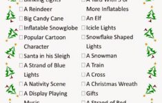 Little Mama Christmas Light Scavenger Hunt