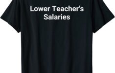 Lower Teacher Salaries T Shirt Breakshirts Office