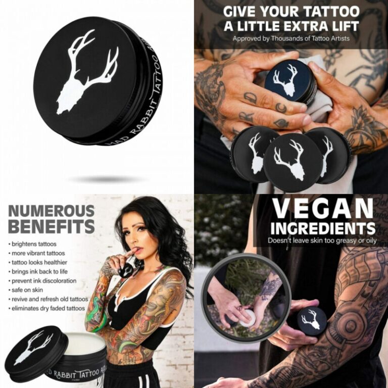 Mad Rabbit Tattoo Balm Aftercare Cream Lotion For Color 