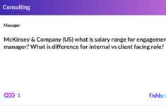 McKinsey Company US What Is Salary Range For Engagement Manager