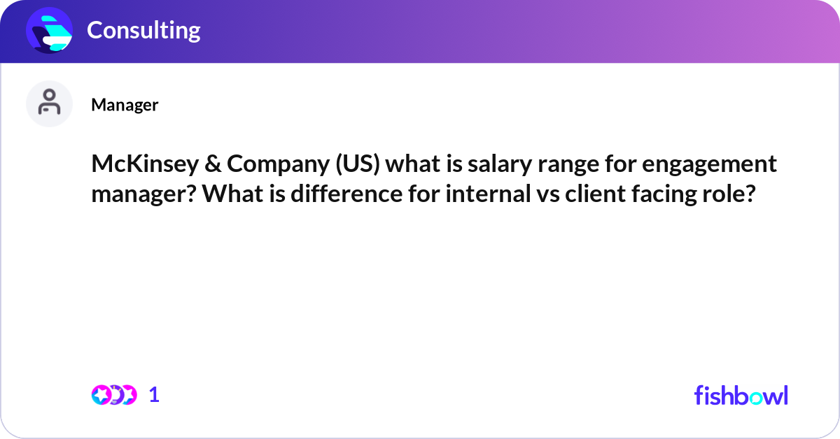 McKinsey Company US What Is Salary Range For Engagement Manager