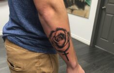 Men s Rose Tattoo Rose Tattoos For Men Hand Tattoos For Guys
