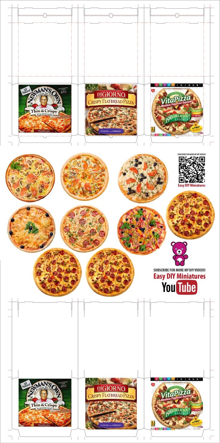 Miniature Food Printables Free