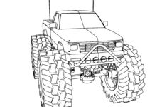 Monster Truck Coloring Pages Wecoloringpage