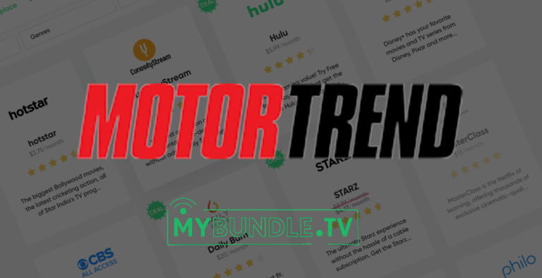 Motor Trend Streaming Service Costs Features MyBundle TV