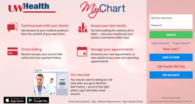 Mychart Login Uw Health