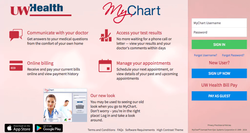 Mychart Login Uw Health
