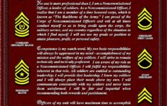 NCO Creed No One Is More Professional Than I I Am A Noncommissioned