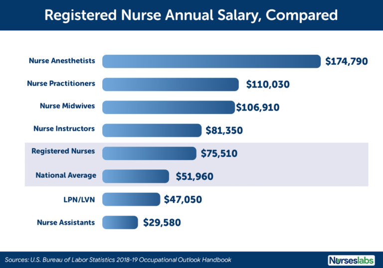 Nurse Salary 2019 How Much Do Registered Nurses Make Nurseslabs