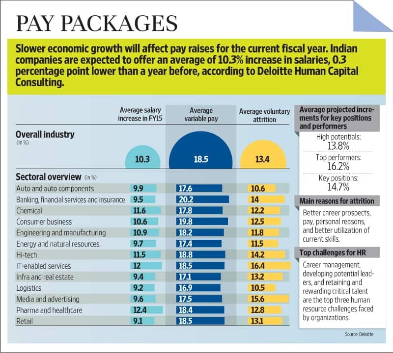 Pay Hikes To Decline Marginally In 2014 Deloitte Mint