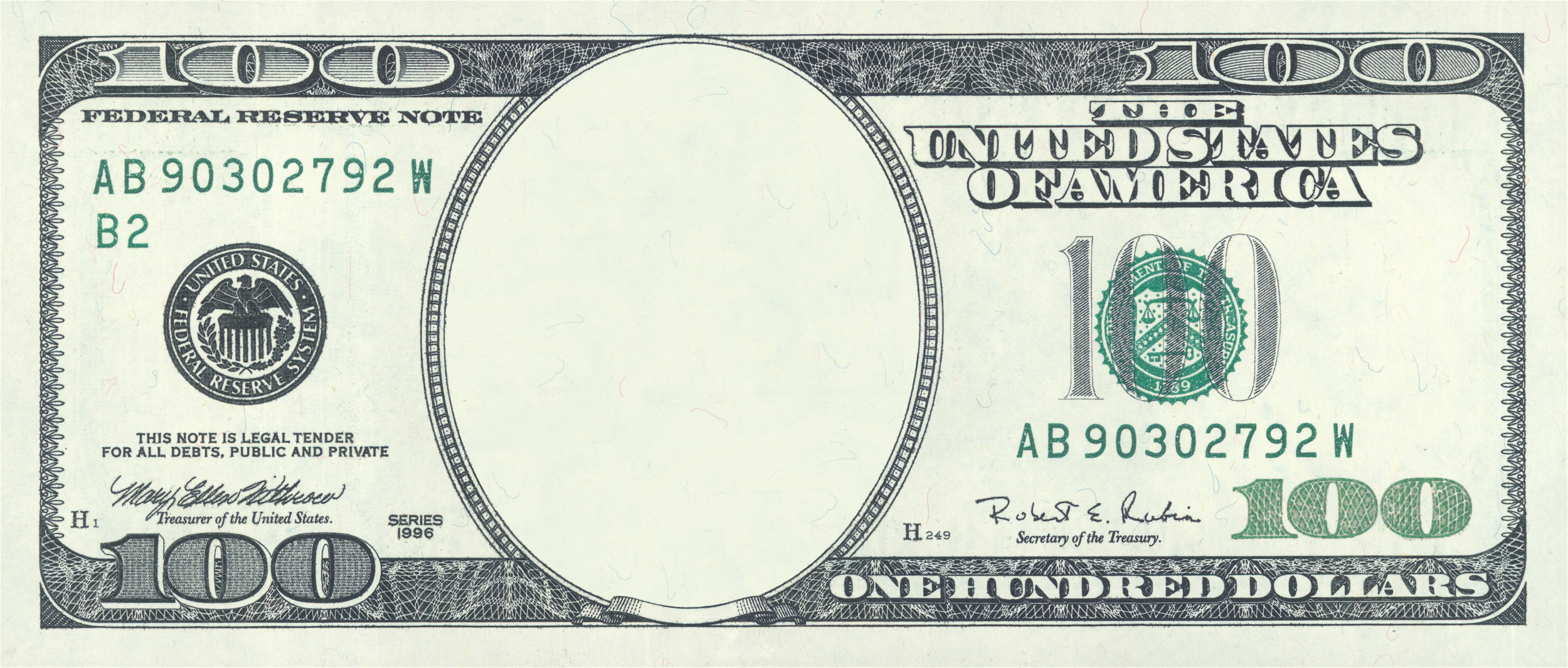 Pin By On 100 Dollar Bill Bills Printable