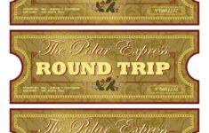 Polar Express Tickets Instant Download PDF File School Etsy Polar