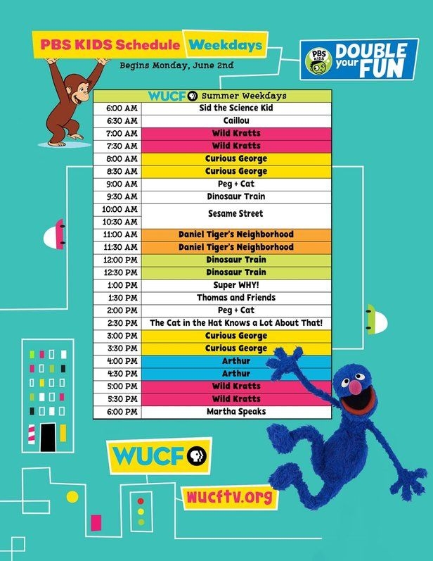 Pressroom About WUCF Pbs Kids Kids Schedule Science For Kids