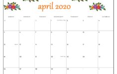 Printable April Calander Printable Word Searches
