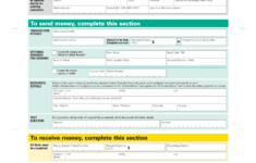 Printable Blank Western Union Money Order Printable Form Templates