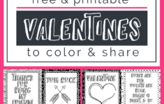Printable Diy Valentine Cards For Classmates All You Need To Do Is