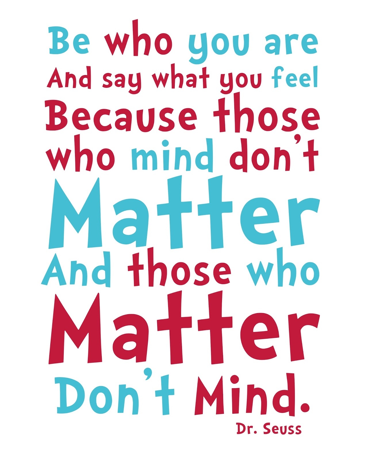Printable Dr Seuss Quotes QuotesGram