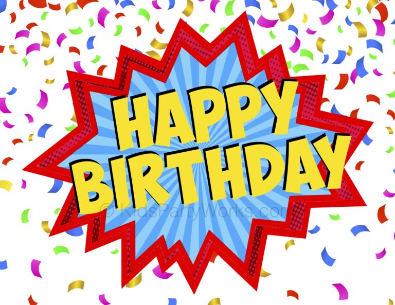 Printable Happy Birthday Word Ubicaciondepersonas cdmx gob mx