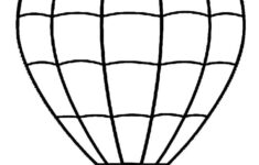 Printable Hot Air Balloon Coloring Pages For Kids