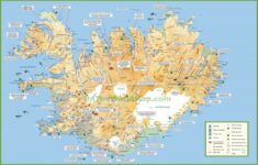 Printable Map Iceland