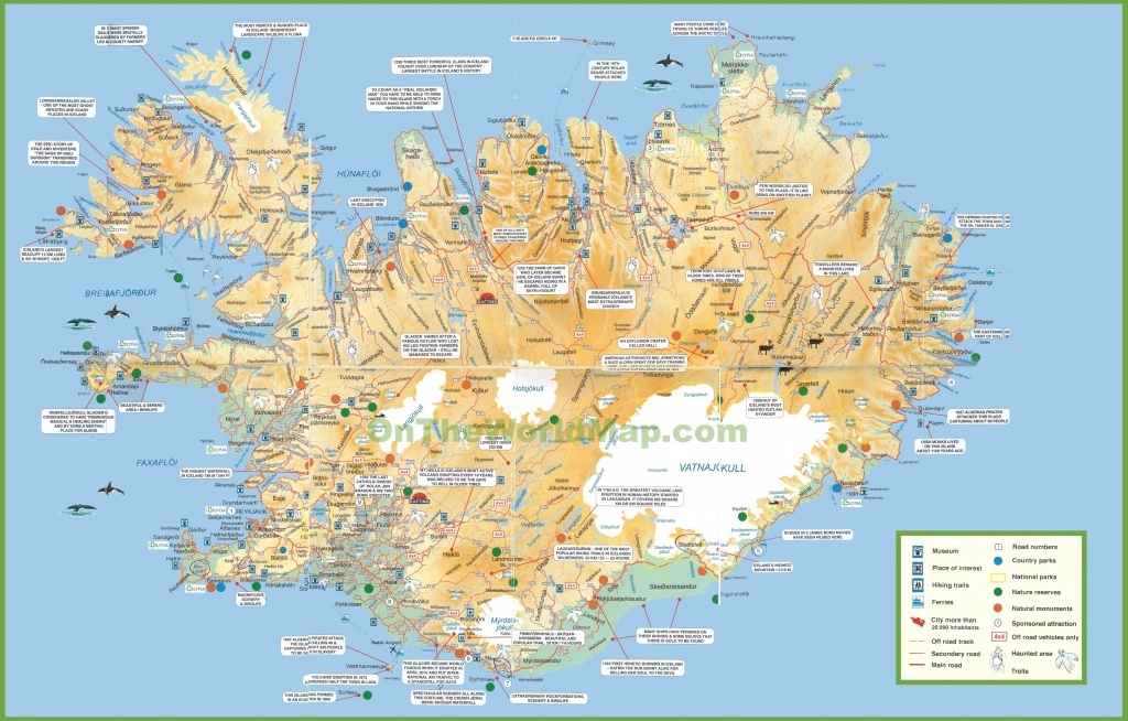 Printable Map Iceland