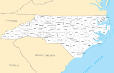 Printable Map Of North Carolina