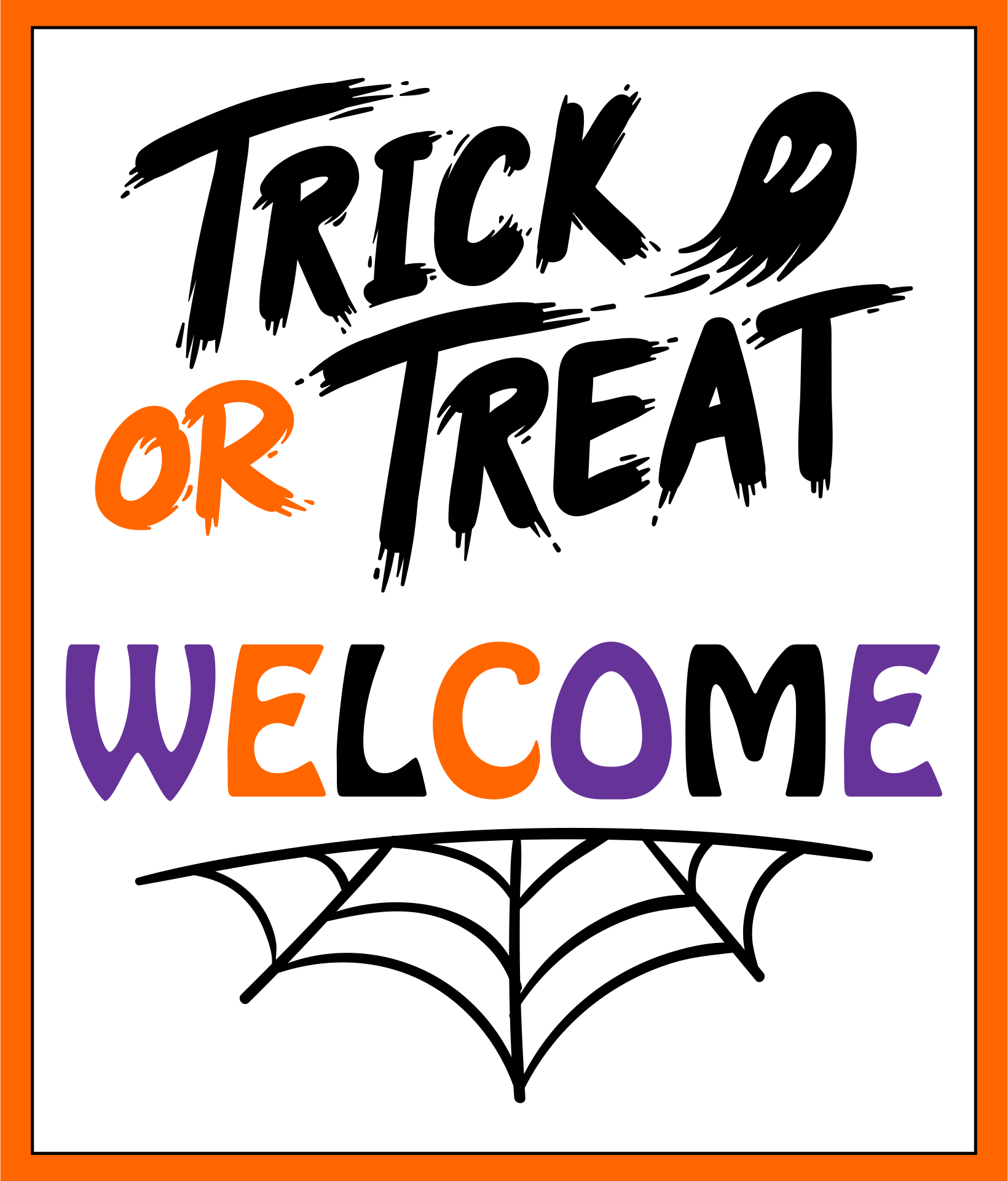 Printable Trick Or Treat Signs Printable Word Searches