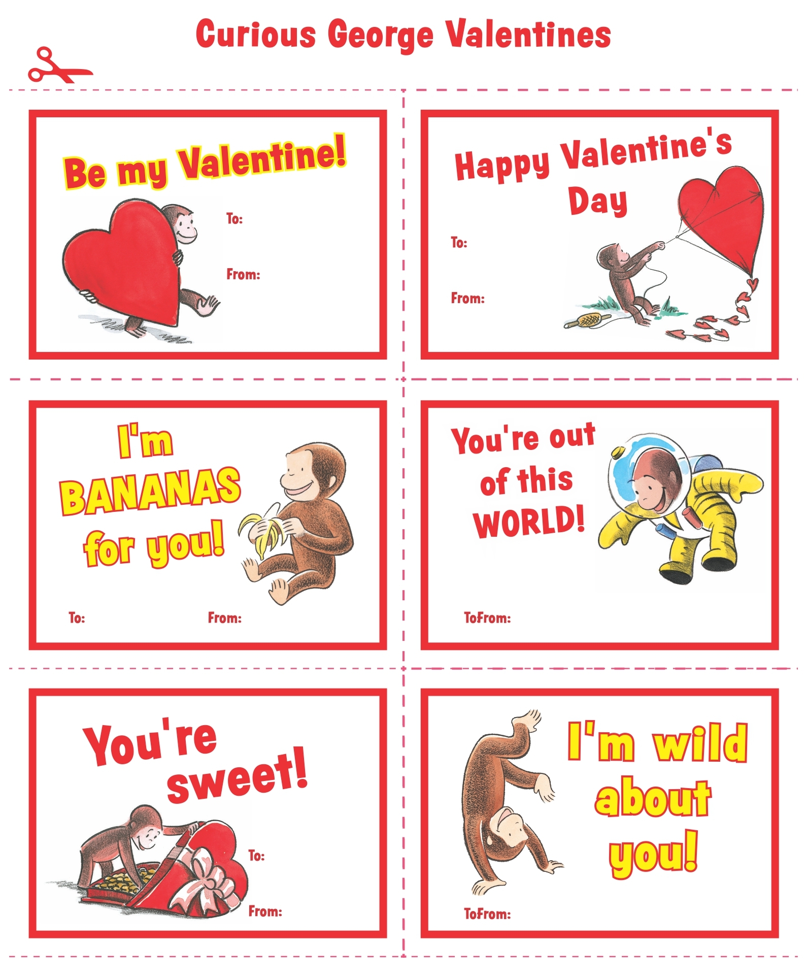 Printable Valentine Cards For Kids