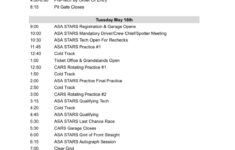 Race Thread ASA STARS National Tour ECMD 150 North Wilkesboro